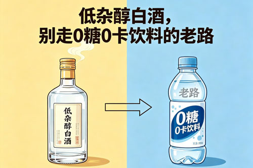 低杂醇白酒，别走0糖0卡饮料的老路