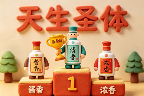 低杂醇白酒的天生圣体“清香”型
